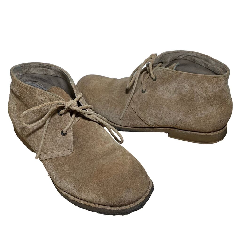 Ugg Men's Leighton Lace Up Suede Ankle Chukka Boot Light Tan 9